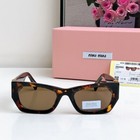 Miu Miu Mu09ws Women s Sunglasses Authentic Havana brown Sunglasses W Retail Box
