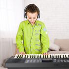 Electric Keyboard Piano Digital 61 Key Music Organ With Microphone Stand   Stool