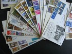 Great Britain 43 1967 - 1981 Era Fdc First Day Covers  Mixed Condition See Pics