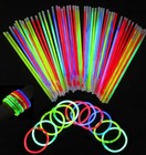 Glow Sticks 8  Bracelets Necklaces Party Favors Neon Color 100 200 300 500 1000