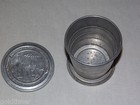 Vintage Made In Usa Aluminum Metal Sailing Ship Collapsable Travel Cup