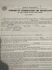 1964 Joe Turner Signed Afm Musician Contract Blues Band Leader Autograph