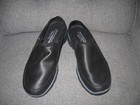 Skechers 167870w Women s Black Air-cooled Memory Foam Wide Fit Slip On Shoes 10
