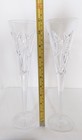 Waterford Crystal Wishes Anniversary Champagne Flutes 11  Set Of 2