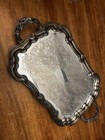 Eton Silver Inc  Vintage 932m Electric Silver Warming Serving Tray - No Cable