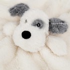 Beilimu Dog Baby Security Blanket Soft Unisex Lovey Stuffed Animal With Satin
