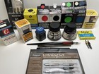 Vintage Calligraphy Lot Two Pen Sets   Eleven Ink Bottles