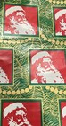 Vtg Lot 90   s Christmas Wrapping Gift Paper 29x41    Santa Reindeer Bible 5 Piece