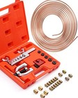 25 Ft 1 4  Copper Coated Brake Line Kit  includes 16 Fittings 1 4  Brake Lines