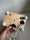 1950s   1960s Vintage Wooden Nursery accent Night Light Lamp By Nursery Plastics