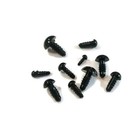 Safety Animal Black Eyes Plastic Crochet Teddy Bear - 10sets  20pcs    4 5mm