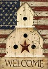 Briarwood Lane Americana Welcome Patriotic Garden Flag