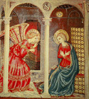 Annunciation Fra Angelico European Wall Tapestry Woven Gold Lurex Religious Art