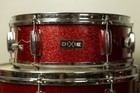 Vintage Dixie Red Sparkle Drum Set 12x18 8x12 16x16 And 5x13