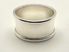 Pottery Barn Maxfield Silver Plate Napkin Rings Set Of 8