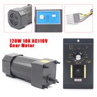 110v 120w Ac Gear Motor Electric Motor Variable Reducer W  Speed Controller 1 10