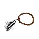 Light Brown Seed Carving 23 Beads Hand Rosary Praying Chain Ws4858