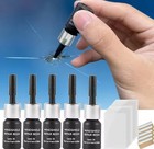 5 Pack Auto Glass Nano Repair Fluid Car Windshield Resin Crack Tool Kit Us Ship