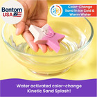 Splash  1 5lb White-pink Color-change Play Sand   Character Mold  Resealable Bag