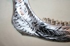 Taxidermy Bird Painted Moose Jawbone Jr Charlie Fast Painted Outsider Folk Art
