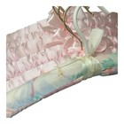 Vintage Satin Bow Padded Lingerie 5 Pink 1 Floral Clothes Hangers Set Of 6