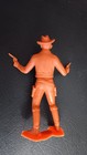 Louis Marx 1964 Vintage 6  2 Gun Bad Guy Cowboy Plastic Figure Free Shipping