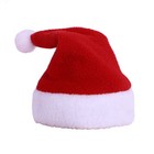 2pcs Cat Dog Christmas Costume Hat With Scarf Pet Santa Hat Scarf Set Xmas Party