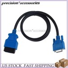 493113 Nexiq 1 Meter Obdii Cable J1962 16-pin Diagnostic Cable Fit Usb Link 2 3