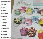 You Pick - 2023 Mcdonald s Squishmallows Factory Sealed Plush Happy Meal Toys 3 