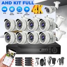 4k Hd Surveillance Cameras Cctv Outdoor 8ch 4ch Dvr Home Security Camera System