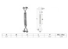 3 4  X 6  Jaw Jaw Turnbuckle Mil Spec  5 200 Lbs Wll Stainless Steel T316