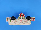Holt Howard Snowman Trio Christmas Candle Holder Vintage Japan Rare  read  Mcm