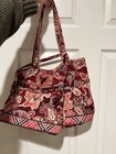 Nwt Vera Bradley Piccadilly Plum Retired Pattern - Tote And Matching Purse