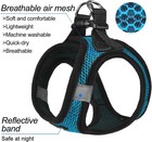 Dog Harness Step-in Breathable Puppy Cat Vest  Medium  Blue