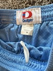 Dodger Men s Blue Mesh Athletic Shorts Size M Colorblock Drawstring 634a