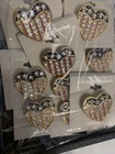 Patriotic American Flag Lot Of Necklaces bracelets   Pins Lot Of 54 Pcs Vtg New