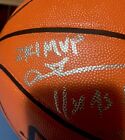 Allen Iverson Signed Spalding Game Ball Basketball W 5 Inscriptions Fanatics Coa