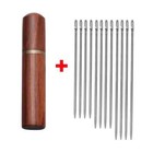 30pcs Sewing Needles Self-threading Stainless Steel Blind Stitch Hand Needles