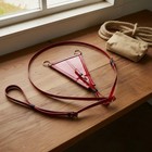 Riding Breastplate Lacquered Finish Horse Breast Collar Adjustable Fit