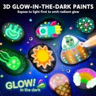 Rock Painting Kit- Glow In The Dark Rock Kit  Arts And Crafts For Kids Ages 6-12