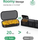 Large Capacity Plastic Pill Organizer 7 Day Easy Open Travel Safe