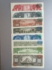 Mexico Peso Banknote Set 1960 s 70 s A uncir Cir 8 Banknotes Mexico