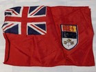 Antique Canada Silk Hanky Pre Maple Leaf Flag Small Canadian Flag Vintage