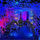 Halloween Spider 6ft Animatronic Eyes Glow
