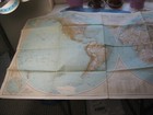 Antique The World Map December 1935 National Geographic