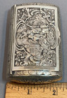 Antique 800 Silver And Gold Gilt Hinged Maltese Snuff Box 3 2 Ounces