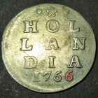 Rare Overdate Issue 1766 64 Dutch Colonial New York Silver Lion Dime Hollandia