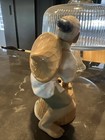 Vintage Shiwan Mudman Chinese Figurine  Fishman Holding Fish In Hand 7 