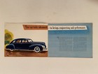 1939 Lincoln Zephyr V-12 Sales Brochure Original In Very Good Condition