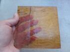 Antique Architectural Salvage 1880 s Orange Glass Stained Glass Window Piece 5x5